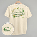 May Your Heart Be Happy And Light (Back Print)
