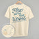 Flow With The Waves (Back Print)