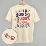 Adopt, Rescue, & Foster Cat (Back Print)