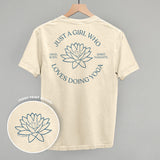 Just A Girl Who Loves Doing Yoga (Back Print)