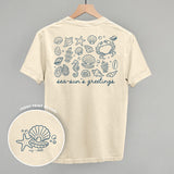 Sea-Sun's Greetings (Back Print)