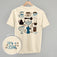 Blue & Brown Coffee Doodles (Back Print)