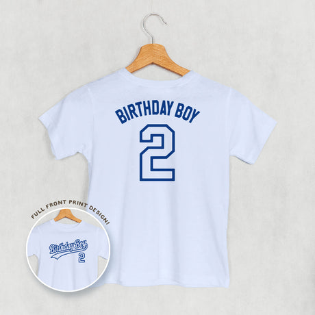 Birthday Boy Varsity #2 (Kids Back Print)