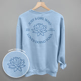 Just A Girl Who Loves Doing Yoga (Back Print)