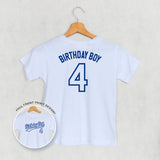 Birthday Boy Varsity #4 (Kids Back Print)