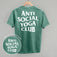 Anti Social Yoga Club (White) (Back Print)