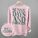 Sunny Days And Fairways (Back Print)