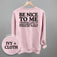 Be Nice To Me Toddler Argument (Back Print)