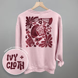 Floral Game Day Maroon (Back Print)