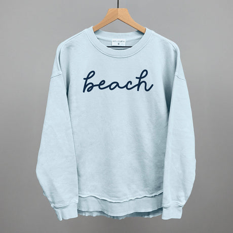 Beach (Blue Script)