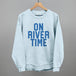 On River Time Block Letters