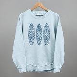 Blue Floral Surfboards