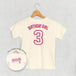 Birthday Girl Varsity #3 (Kids Back Print)
