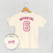 Birthday Girl Varsity #6 (Kids Back Print)