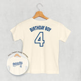 Birthday Boy Varsity #4 (Kids Back Print)