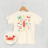 Beach Doodles (Kids Back Print)