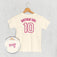 Birthday Girl Varsity #10 (Kids Back Print)