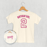 Birthday Girl Varsity #2 (Kids Back Print)