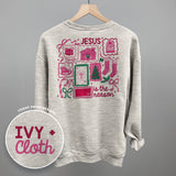 Jesus Is The Reason Pink Doodles (Back Print)