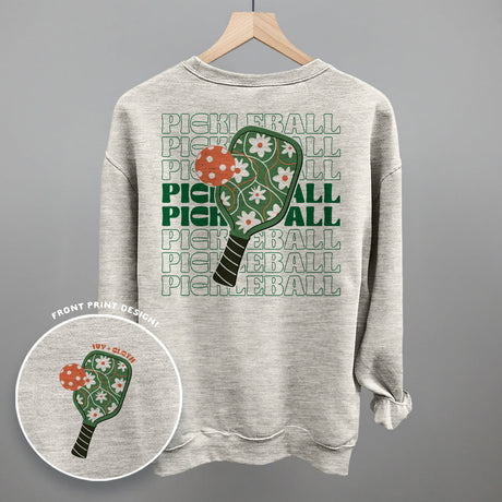Pickleball Floral Repeated (Back Print)