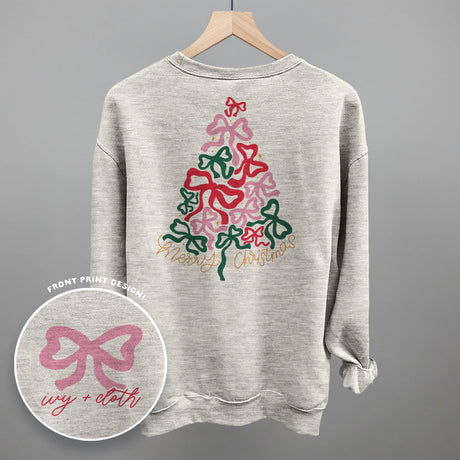 Merry Christmas Bow Tree (Back Print)
