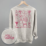 Galentine's Pink Doodles (Back Print)