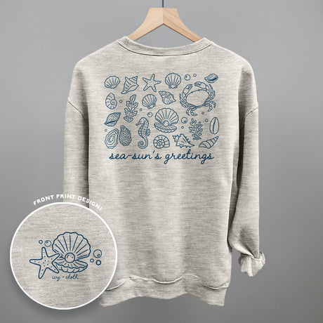 Sea-Sun's Greetings (Back Print)