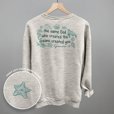 The Same God Who Created Oceans (Back Print)