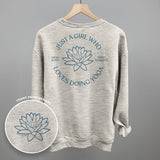 Just A Girl Who Loves Doing Yoga (Back Print)