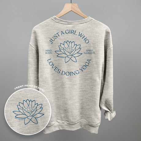 Just A Girl Who Loves Doing Yoga (Back Print)