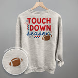 Touchdown Season Red And Blue (Back Print)