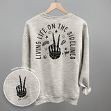 Living Life On The Sidelines Soccer (Back Print)