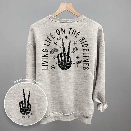 Living Life On The Sidelines Soccer (Back Print)