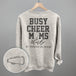 Busy Cheer Moms Club (Back Print)