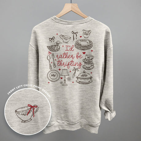 I'd Rather Be Thrifting Doodles (Back Print)