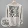 Floral Game Day White/Grey (Back Print)