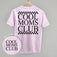 Cool Moms Club Checkered (Back Print)