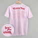 I Love You Book Quotes Back Print
