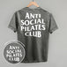 Anti Social Pilates Club (White) (Back Print)