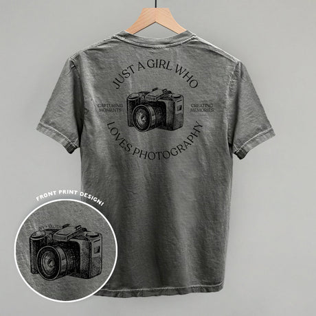 Just A Girl Who Loves Photography (Back Print)