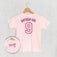 Birthday Girl Varsity #9 (Kids Back Print)
