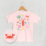 Beach Doodles (Kids Back Print)