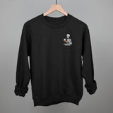 Overstimulated Moms Club (Skeleton + Coffee) (Left Chest)