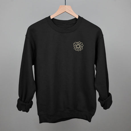 Flower Doodle Cream (Left Chest)
