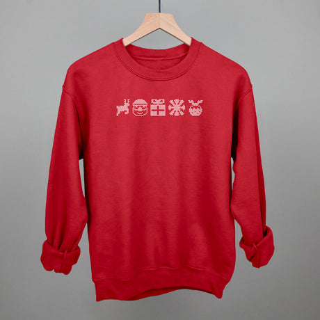 Holiday Icons Sweater Font