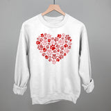 Paw Print Heart