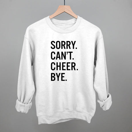 Sorry Can't Cheer Bye