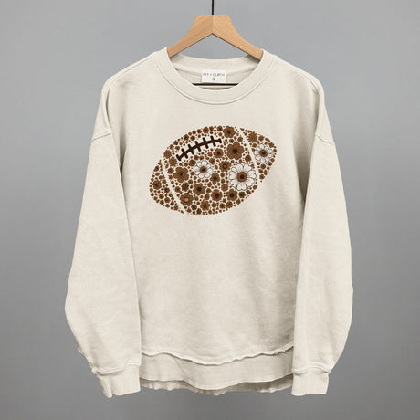 Floral Football Brown