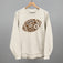 Floral Football Brown