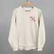 Tic Tac Toe Red Hearts (Left Chest)